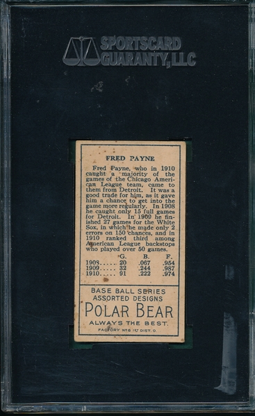 1911 T205 Payne Polar Bear SGC 50