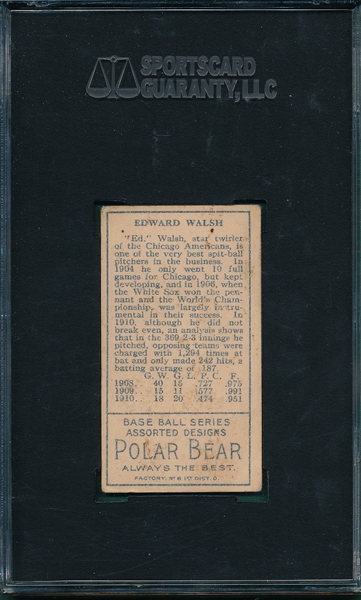 1911 T205 Walsh Polar Bear SGC 55