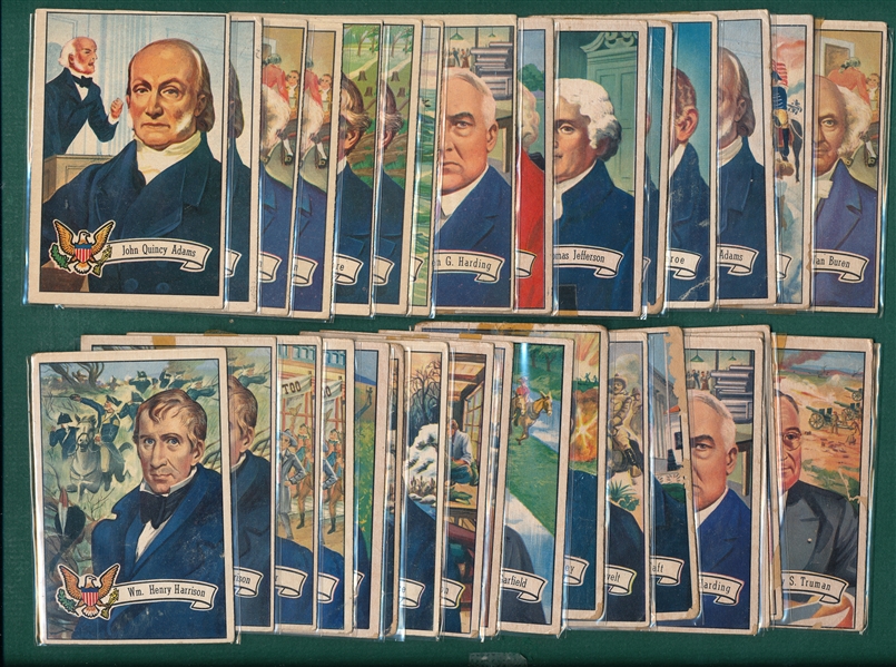 1953 Bowman & 1956 Topps Presidents Lot of (36) W/ Lincoln (2)
