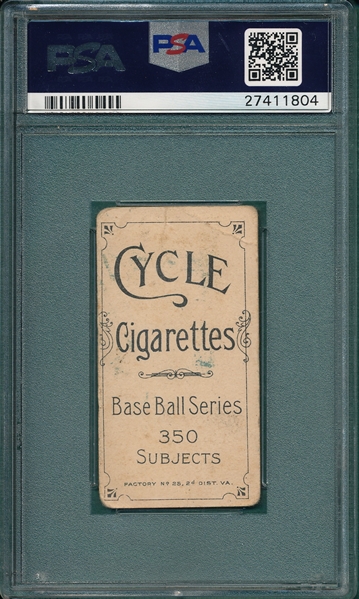 1909-1911 T206 Dygert Cycle Cigarettes PSA 1 (MK)