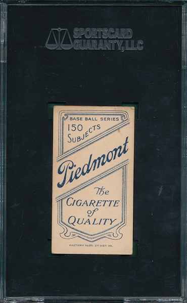 1909-1911 T206 Chesboro Piedmont Cigarettes SGC 50