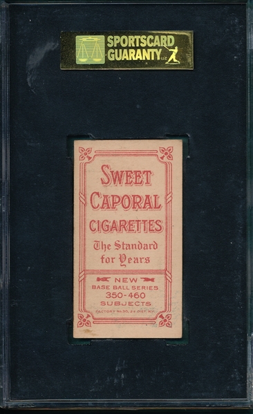 1909-1911 T206 Marquard, Follow Through, Sweet Caporal Cigarettes SGC 40