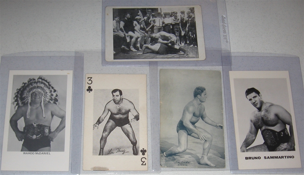 1920s-50s Wrestling Lot of (22)