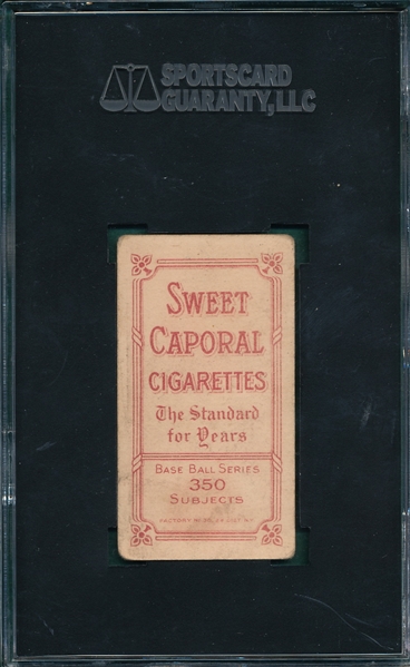 1909-1911 T206 Dahlen, Brooklyn, Sweet Caporal Cigarettes SGC 45