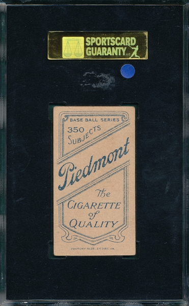 1909-1911 T206 Revellle Piedmont Cigarettes SGC 50 *Southern League*