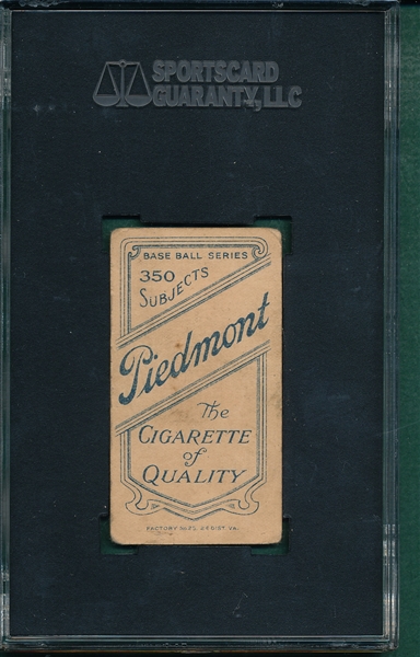 1909-1911 T206 Kiernan Piedmont Cigarettes SGC 30 *Southern League*