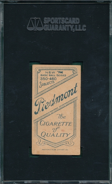 1909-1911 T206 Howell, Hand at Waist, Piedmont Cigarettes SGC 30 