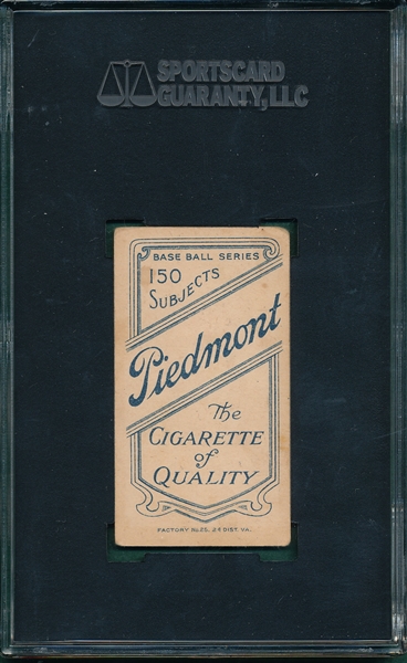 1909-1911 T206 Goode Piedmont Cigarettes SGC 30 