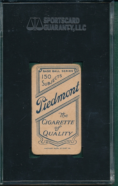 1909-1911 T206 Lindaman Piedmont Cigarettes SGC 30 