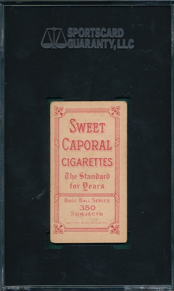 1909-1911 T206 Reulbach, No Glove, Sweet Caporal Cigarettes SGC 45 