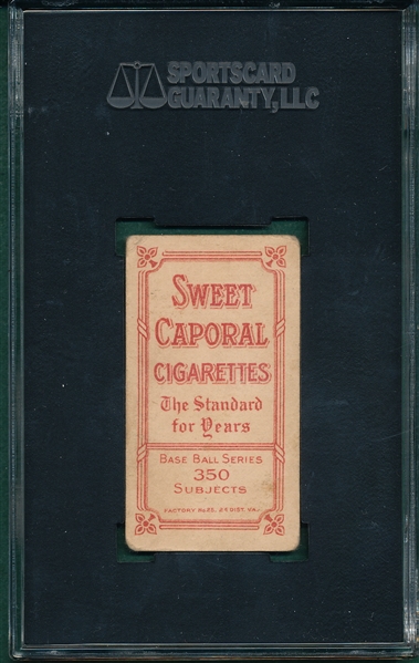 1909-1911 T206 Powell Sweet Caporal Cigarettes SGC 45 *Factory 25*