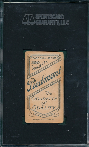 1909-1911 T206 Dessau Piedmont Cigarettes SGC 45 