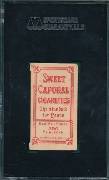 1909-1911 T206 Cross Sweet Caporal Cigarettes SGC 50 *Factory 25*