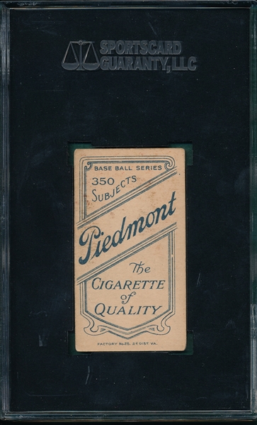 1909-1911 T206 Moeller Piedmont Cigarettes SGC 50 