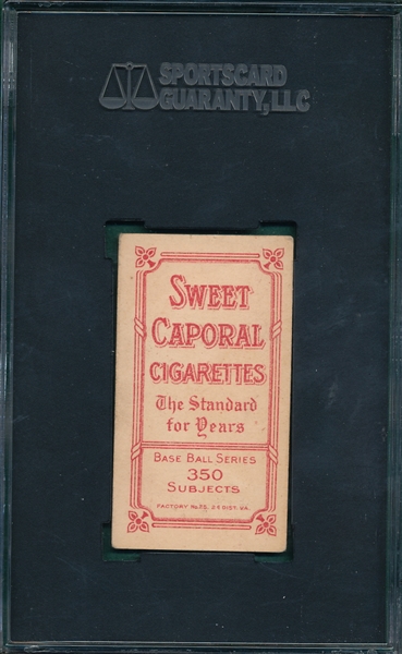 1909-1911 T206 McCormick Sweet Caporal Cigarettes SGC 60 *Factory 25*