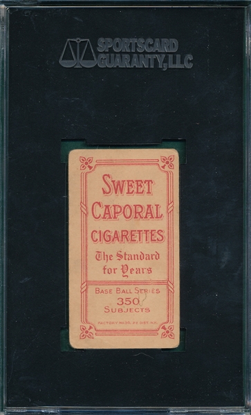 1909-1911 T206 McGinley Sweet Caporal Cigarettes SGC 40