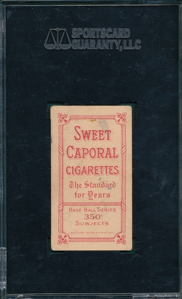 1909-1911 T206 Leifeld, Batting, Sweet Caporal Cigarettes SGC 40
