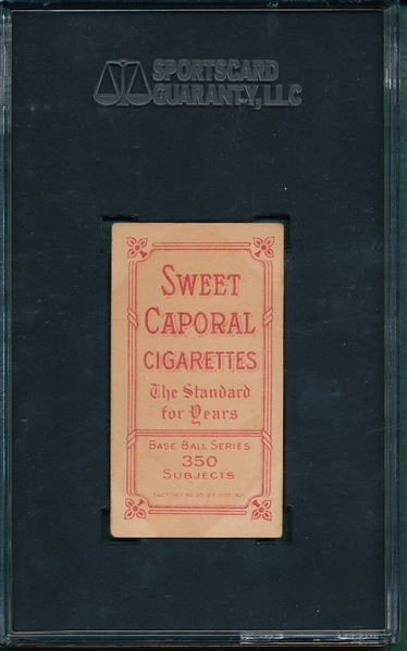 1909-1911 T206 Kruger Sweet Caporal Cigarettes SGC 40 