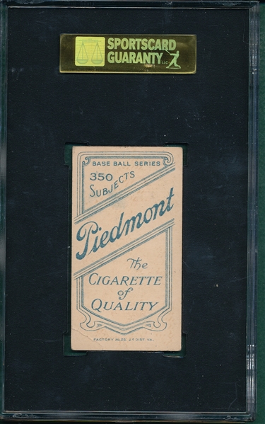 1909-1911 T206 Lord Piedmont Cigarettes SGC 40 