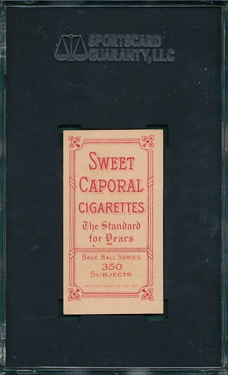 1909-1911 T206 Jordan, Batting, Sweet Caporal Cigarettes SGC 70