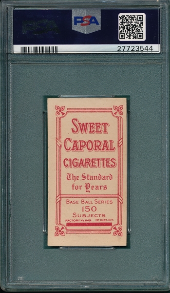 1909-1911 T206 Alperman Sweet Caporal Cigarettes PSA 4 *Presents Better*