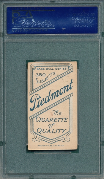 1909-1911 T206 Brain Piedmont Cigarettes PSA 4