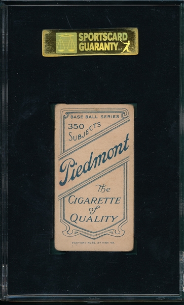 1909-1911 T206 Batch Piedmont Cigarettes SGC 40