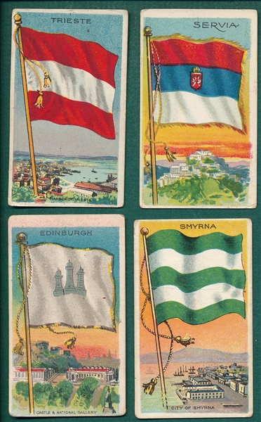 1909-11 T59 Flags Different Backs Lot of (164) 
