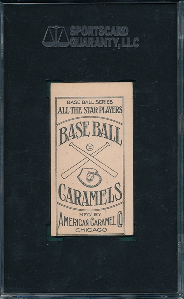 1910 E90-3 Johnny Evers American Caramel Co. SGC 20 *Miscut*