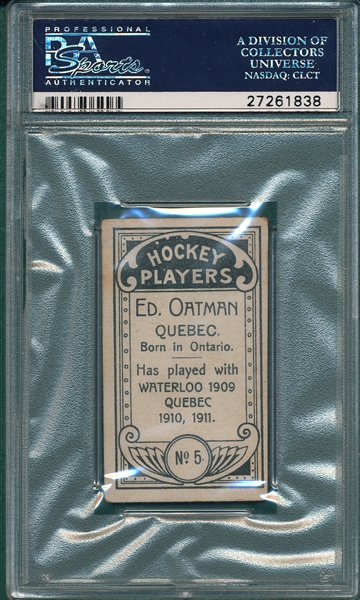 1911 C55 #5 Ed Oatman Imperial Tobacco PSA 4