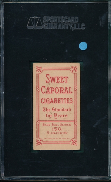 1909-1911 T206 Wallace Sweet Caporal Cigarettes SGC 50