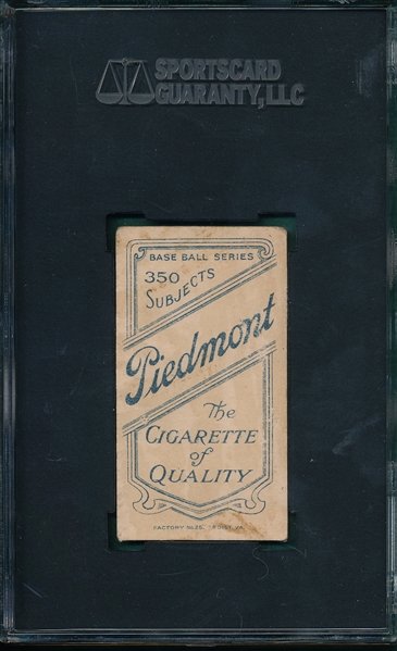 1909-1911 T206 Stark Piedmont Cigarettes SGC 35 *Southern League*