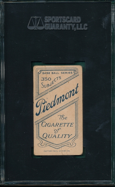 1909-1911 T206 King, Frank, Piedmont Cigarettes SGC 20 *Southern League*