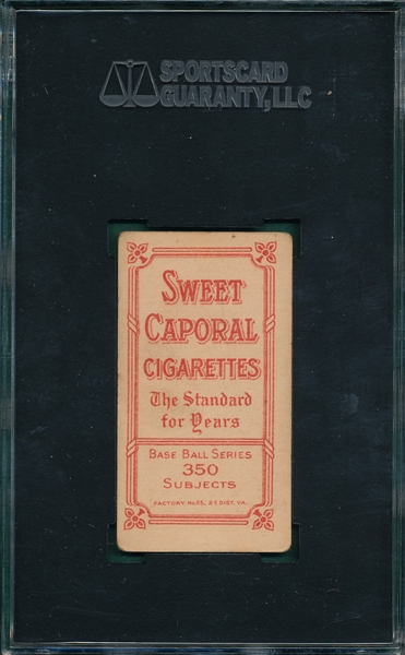 1909-1911 T206 McGann Sweet Caporal Cigarettes SGC 30 *Factory 25*