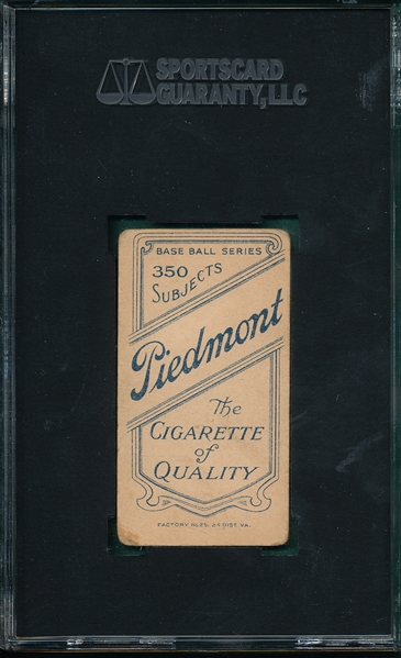 1909-1911 T206 Raymond Piedmont Cigarettes SGC 35