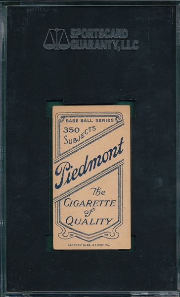 1909-1911 T206 Flanagan Piedmont Cigarettes SGC 50