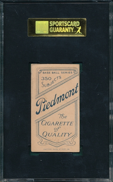 1909-1911 T206 Freeman Piedmont Cigarettes SGC 50