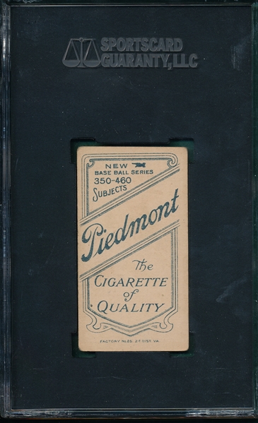 1909-1911 T206 Geyer Piedmont Cigarettes SGC 50