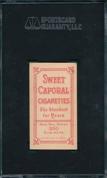 1909-1911 T206 Lattimore Sweet Caporal Cigarettes SGC 55