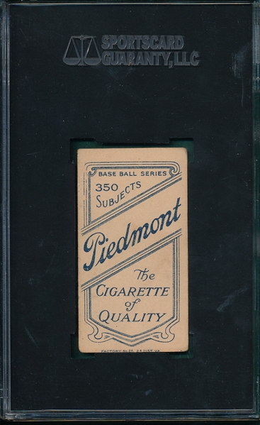 1909-1911 T206 Moran, Herbie, Piedmont Cigarettes SGC 45
