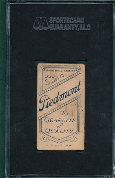1909-1911 T206 Oberlin Piedmont Cigarettes SGC 45