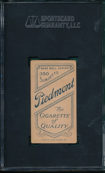 1909-1911 T206 McLean Piedmont Cigarettes SGC 40