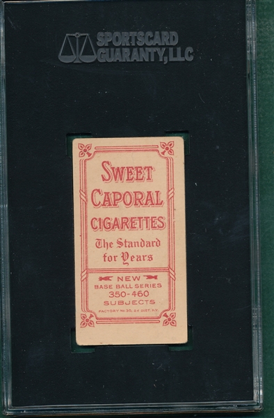 1909-1911 T206 Merkle, Throwing, Sweet Caporal Cigarettes SGC 40