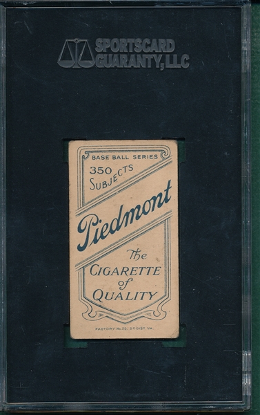 1909-1911 T206 Phillippe Piedmont Cigarettes SGC 40  
