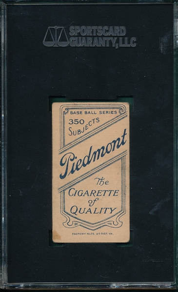 1909-1911 T206 Poland Piedmont Cigarettes SGC 40  
