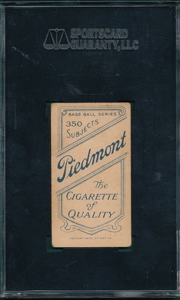1909-1911 T206 Rossman Piedmont Cigarettes SGC 40  