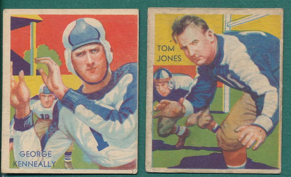 1935 National Chicle #3 Kenneally & #17 Jones, Lot of (2)
