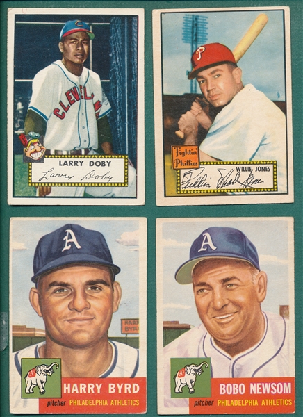 1952-53 Topps Lot of (4) W/ 52 #243 Doby