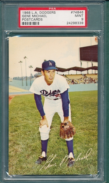 1968 Dodgers PCs Lot of (3) PSA 9 *MINT*