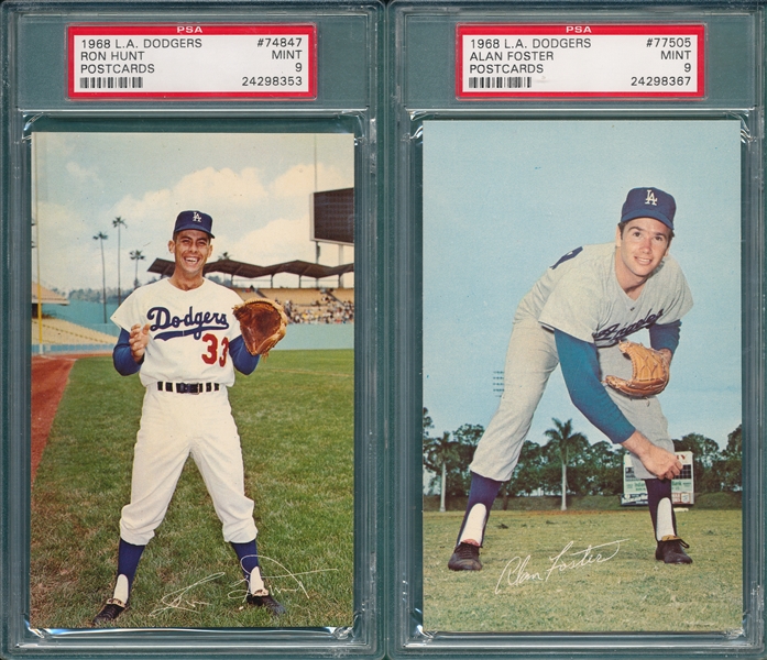 1968 Dodgers PCs Lot of (3) PSA 9 *MINT*